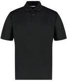 KK444: Cooltex Plus Pique Polo Mens Polos Kustom Kit Black XS