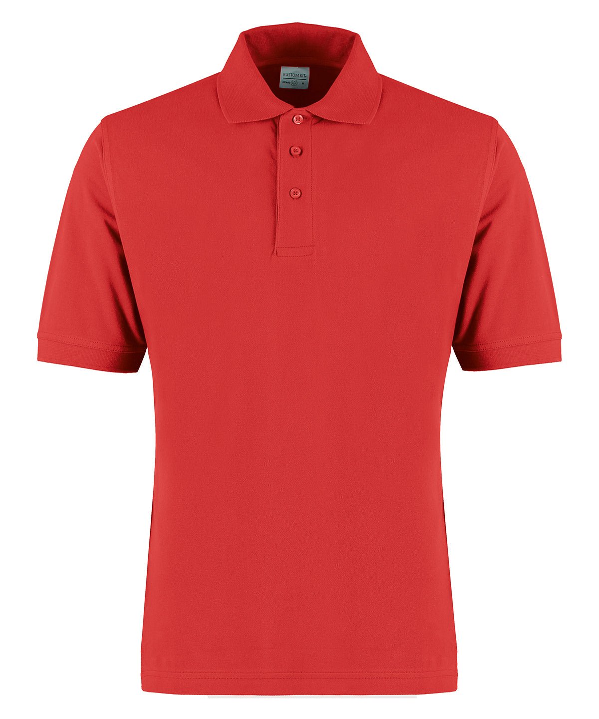 KK460: Klassic 100% Cotton Superwash 60 Polo Mens Polos Kustom Kit Red XS