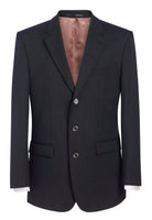 Langham Classic Fit Mens Suit Jacket Mens Suit Jacket Brook Taverner Charcoal 36 Short