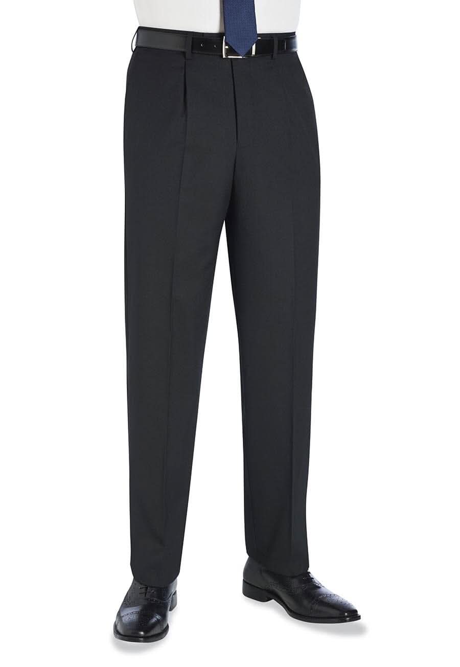 Langham Single Pleat Mens Suit Trouser Mens Suit Trouser Brook Taverner