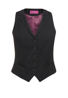 Larissa Women's Waistcoat Ladies Waistcoat Brook Taverner Black 6