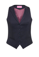 Larissa Women's Waistcoat Ladies Waistcoat Brook Taverner Navy 6
