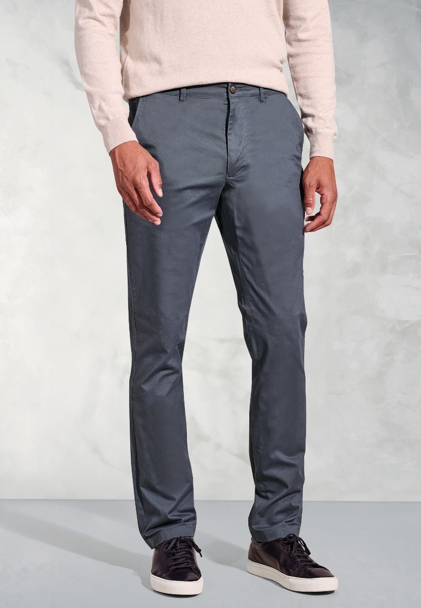 Leo Classic Fit Mens Chinos Mens Chinos Brook Taverner Airforce 32 Short (29.5")