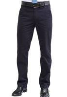 Leo Mens Classic Fit Chino Mens Chinos Brook Taverner Navy 32 Short