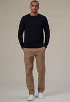Leo Mens Classic Fit Chino Mens Chinos Brook Taverner Tan 32 Short