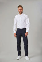 Leo Slim Fit Chino Mens Chinos Brook Taverner Navy 28 Short (29.5")
