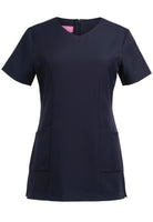 2402: Lockhart V-Neck Tunic Housekeeping Brook Taverner Navy 6