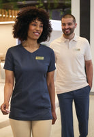 2402: Lockhart V-Neck Tunic Housekeeping Brook Taverner