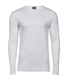 Long Sleeve Interlock Tee Men T-Shirts Tee Jays White S