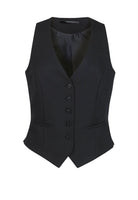 Luna Women's Waistcoat Ladies Waistcoat Brook Taverner Black XS