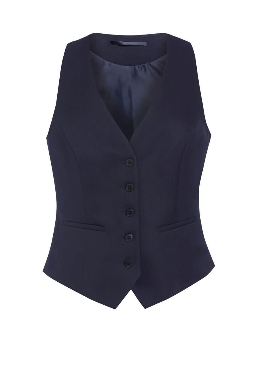 Luna Women's Waistcoat Ladies Waistcoat Brook Taverner Navy XS
