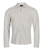 Luxury Stretch Shirt Mens Long Sleeve Shirts Tee Jays Cement S