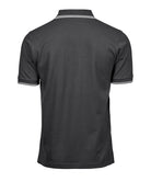 Luxury Stripe Stretch Polo Men Polo Shirt Tee Jays