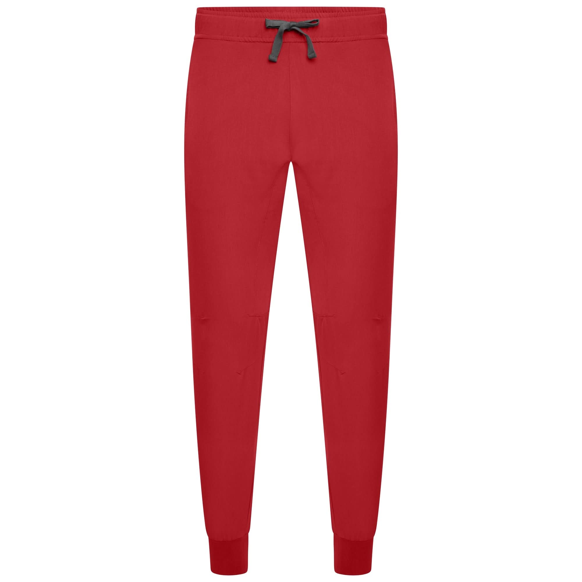 Maxwell Mens "Simki" Scrub Jogger Scrubs Behrens Burgundy XS