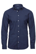 Mens Perfect Oxford shirt Mens Long Sleeve Shirts Tee Jays Navy S