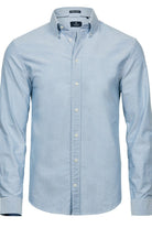 Mens Perfect Oxford shirt Mens Long Sleeve Shirts Tee Jays Light Blue S