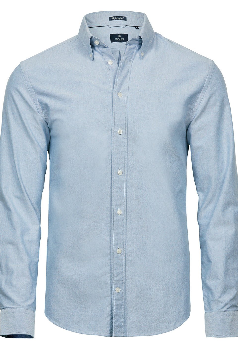 Mens Perfect Oxford shirt Mens Long Sleeve Shirts Tee Jays Light Blue S