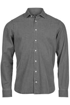 Men's Premium Denim Shirt Men Shirts Tee Jays Black Denim S