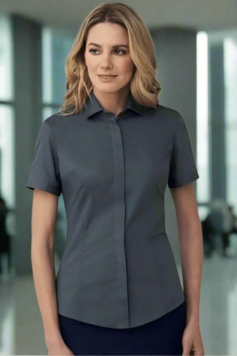 Modena Ladies Short Sleeve Shirt – The Staff Uniform Company