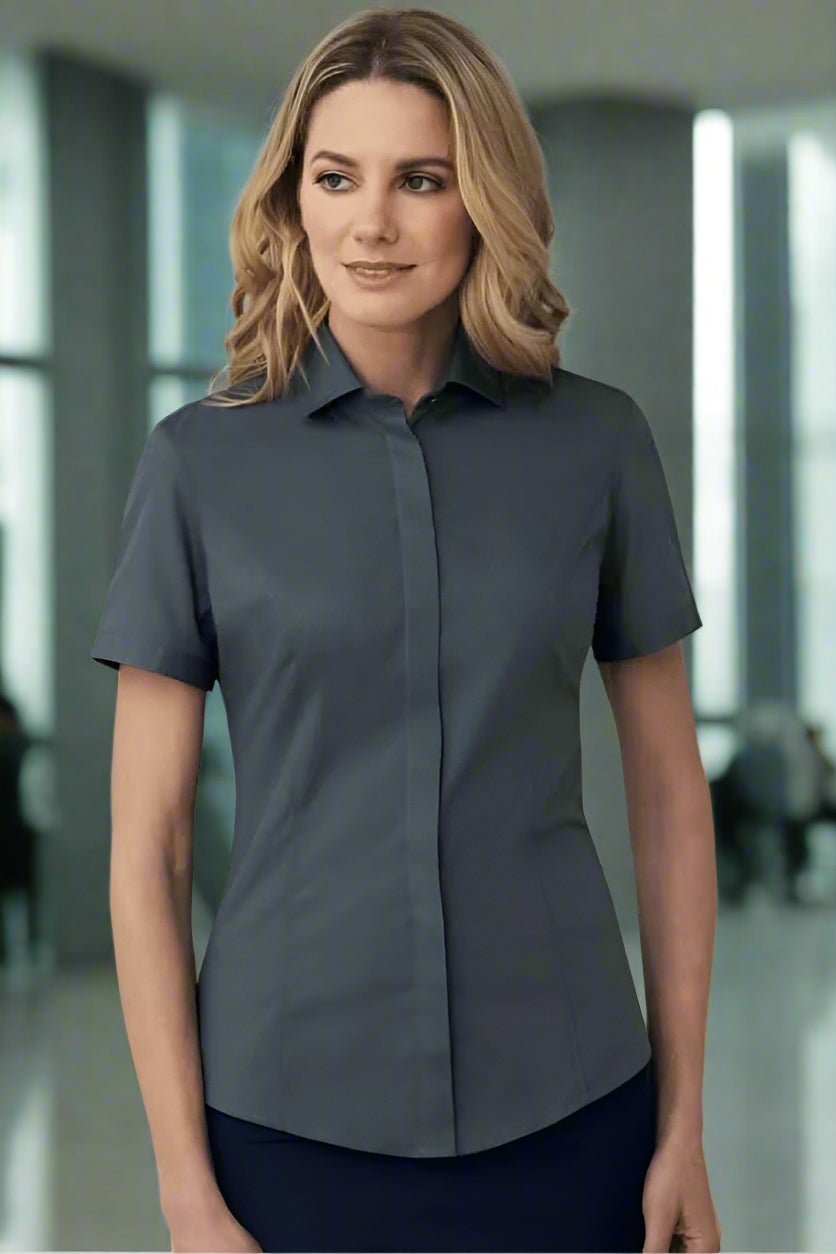 Modena Ladies Short Sleeve Shirt Womens Short Sleeve Shirts Brook Taverner
