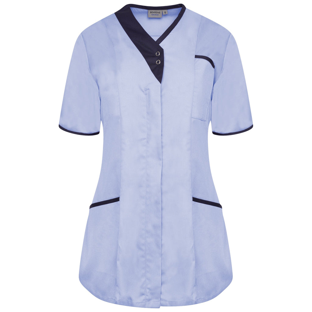NALT - Asymmetric Tunic - Blues - The Staff Uniform Company