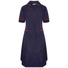 NCLD - Navy Healthcare Dress (Red Trim) Healthcare Dress Behrens Navy 6 Short