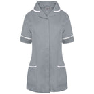 NCLT - Ladies Round Collar Tunic Grey / White Trim Behrens 6