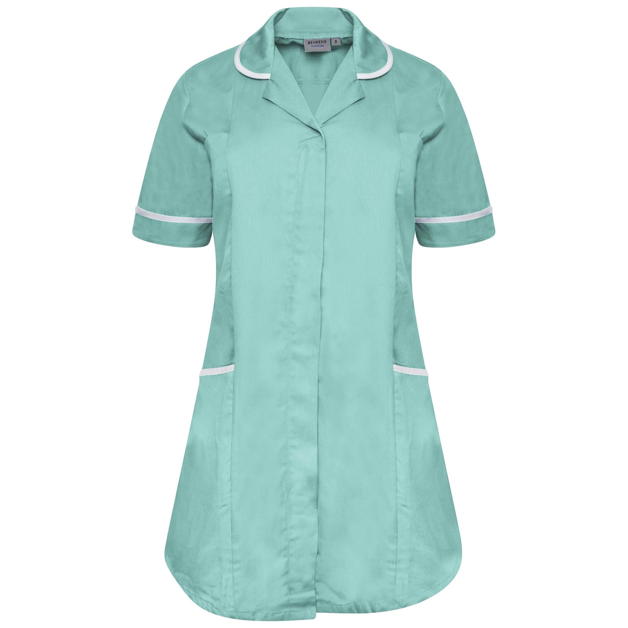 NCLTPSM - Ladies Maternity Tunic (Colours) Behrens Eau De Nil/White 6
