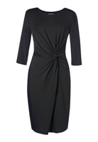 Neptune Women's Round Neck Dress Dresses Brook Taverner Black XS
