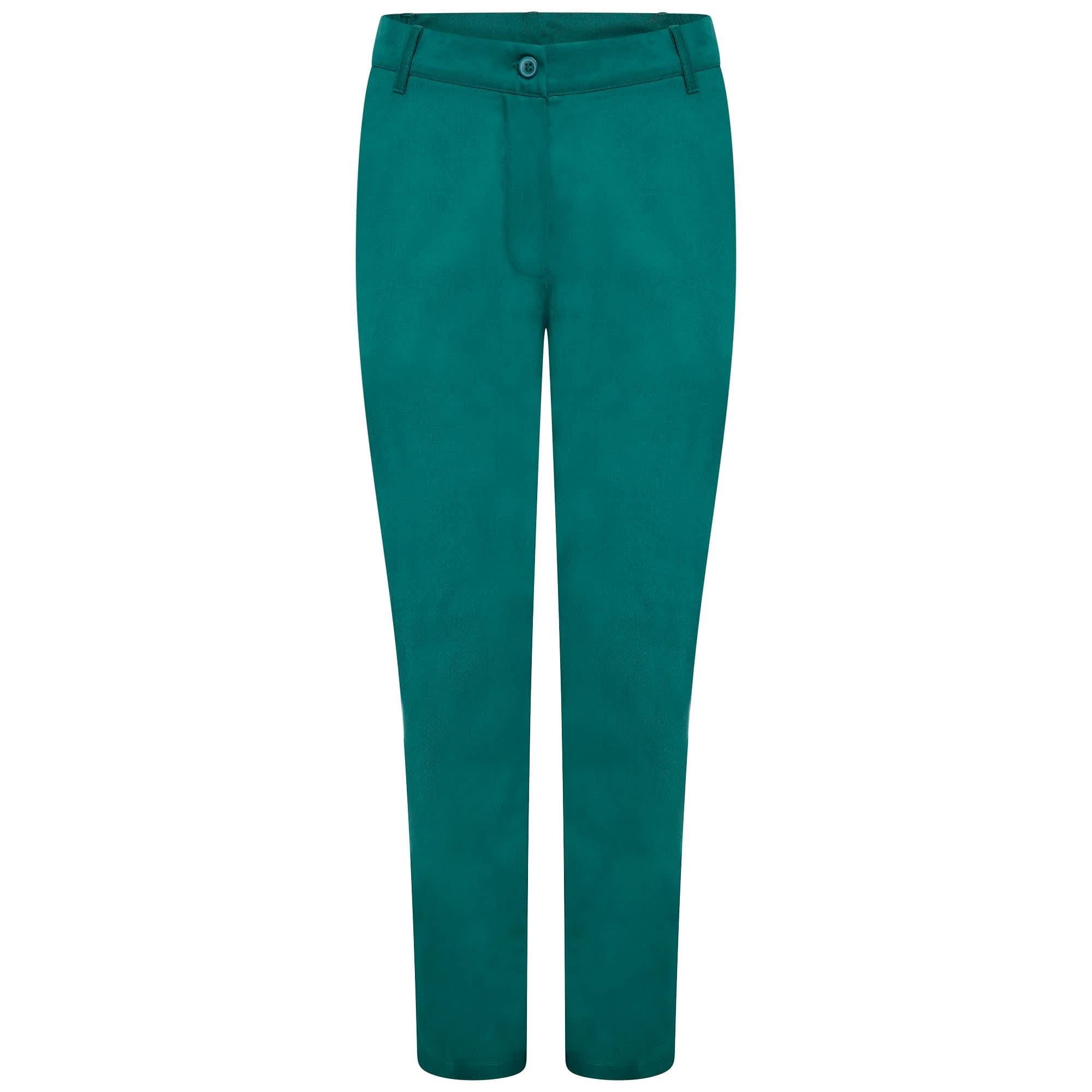 NLSPCT - Ladies Healthcare Trouser - Bottle Green Healthcare Trouser The Staff Uniform Company 6 Short