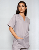 NSTP Unisex Smart Scrub Tunic Unisex Scrub Top Behrens