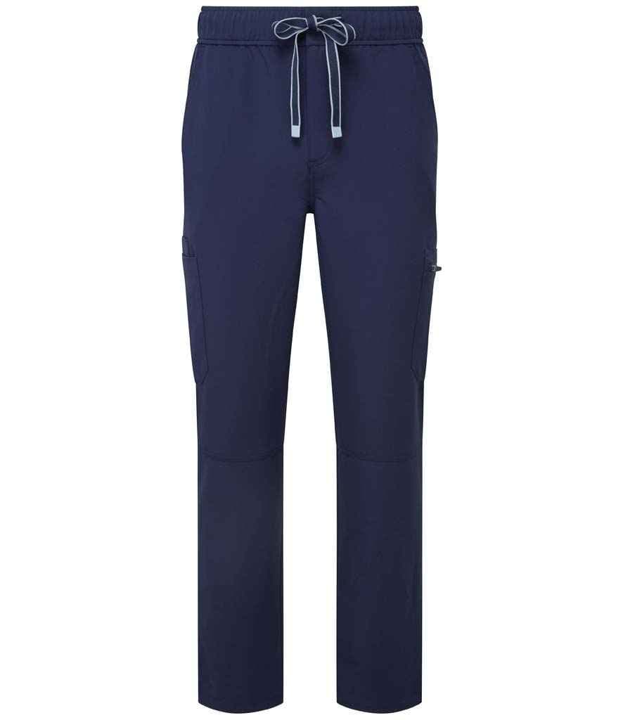 Onna Mens "Relentless" Cargo Scrub Trouser Scrubs Onna by Premier Navy S Reg