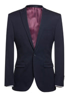 Pegasus Mens Slim Fit Suit Jacket Mens Suit Jacket Brook Taverner Navy 34" Short