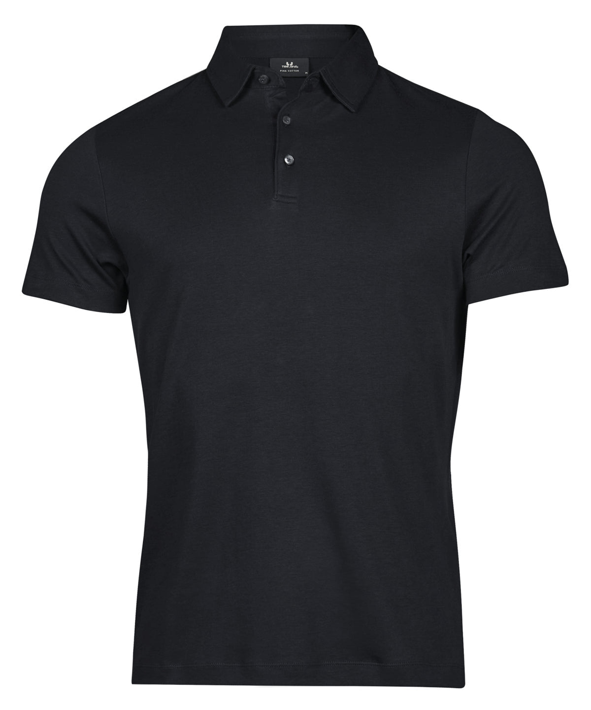 Pima Cotton Polo Men Polo Shirt Tee Jays Black S
