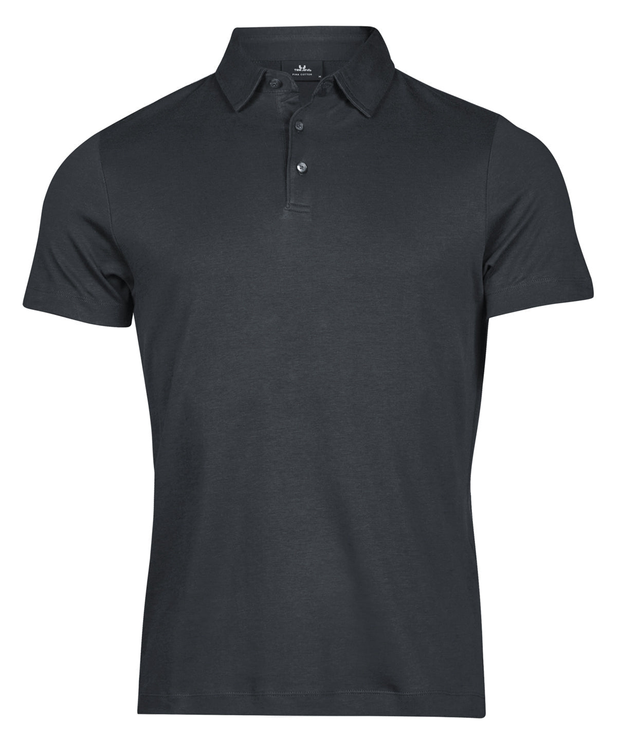 Pima Cotton Polo Men Polo Shirt Tee Jays Dark Grey S