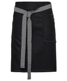 PR135: Waxed-look Denim Waist Apron Aprons Premier