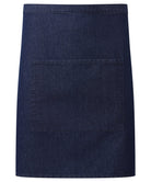 PR141: Mid-length Pocket Apron Aprons Premier Indigo Denim Regular