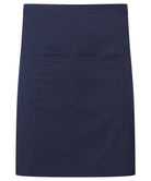 PR141: Mid-length Pocket Apron Aprons Premier Navy Regular