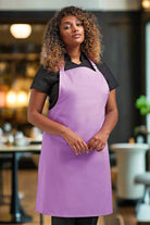 PR150: Colours Pocketless Bib Apron Aprons Premier