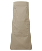 PR190: Customisable Apron Aprons Premier Khaki Regular