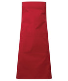 PR190: Customisable Apron Aprons Premier Red Regular