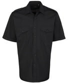 PR212: Mens Short Sleeve Pilot Shirt Mens Short Sleeve Shirts Premier