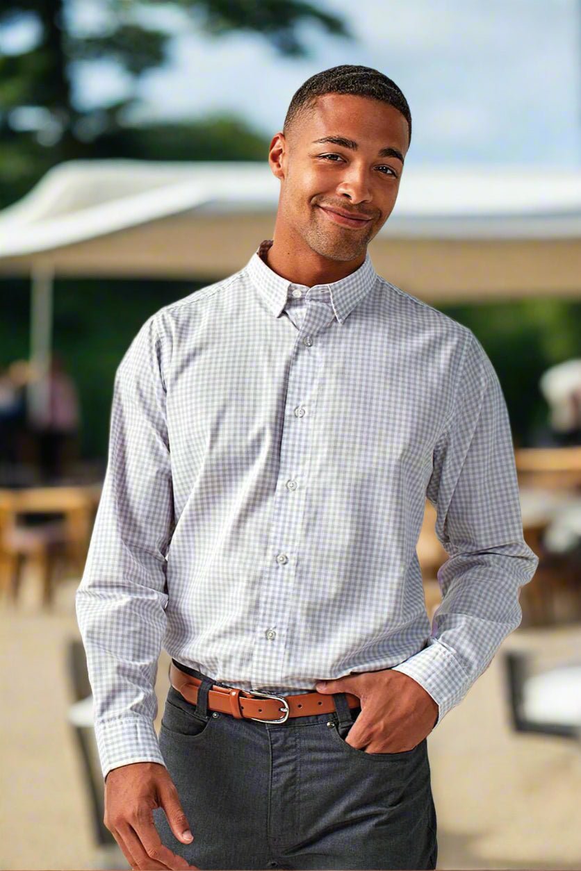 PR252: Mens Maxton Check Shirt – The Staff Uniform Company
