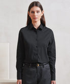 PR303: Women's Long Sleeve 'Recyclight' Shirt Womens Long Sleeve Shirts Premier