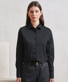 PR303: Women's Long Sleeve 'Recyclight' Shirt Womens Long Sleeve Shirts Premier