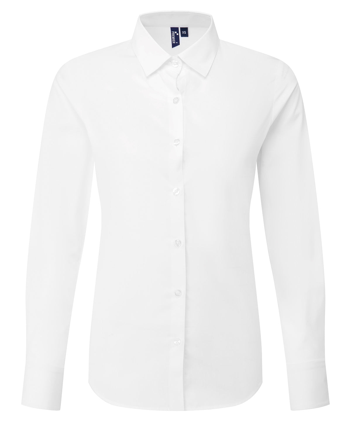 PR303: Women's Long Sleeve 'Recyclight' Shirt Womens Long Sleeve Shirts Premier White XS
