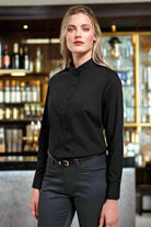 PR358: Ladies Grandad Shirt Womens Long Sleeve Shirts Premier