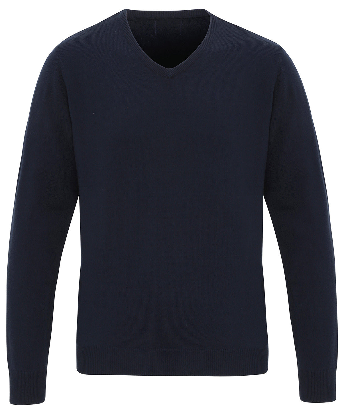PR400: Mens V-Neck Sweater Mens Knitwear Premier Navy XS