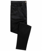 PR560: Mens Chino Jeans Mens Chinos Premier Black 30" Regular