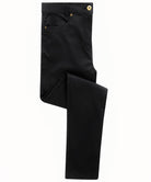 PR570: Ladies Chino Jeans Womens Chinos premier Black 8 Regular